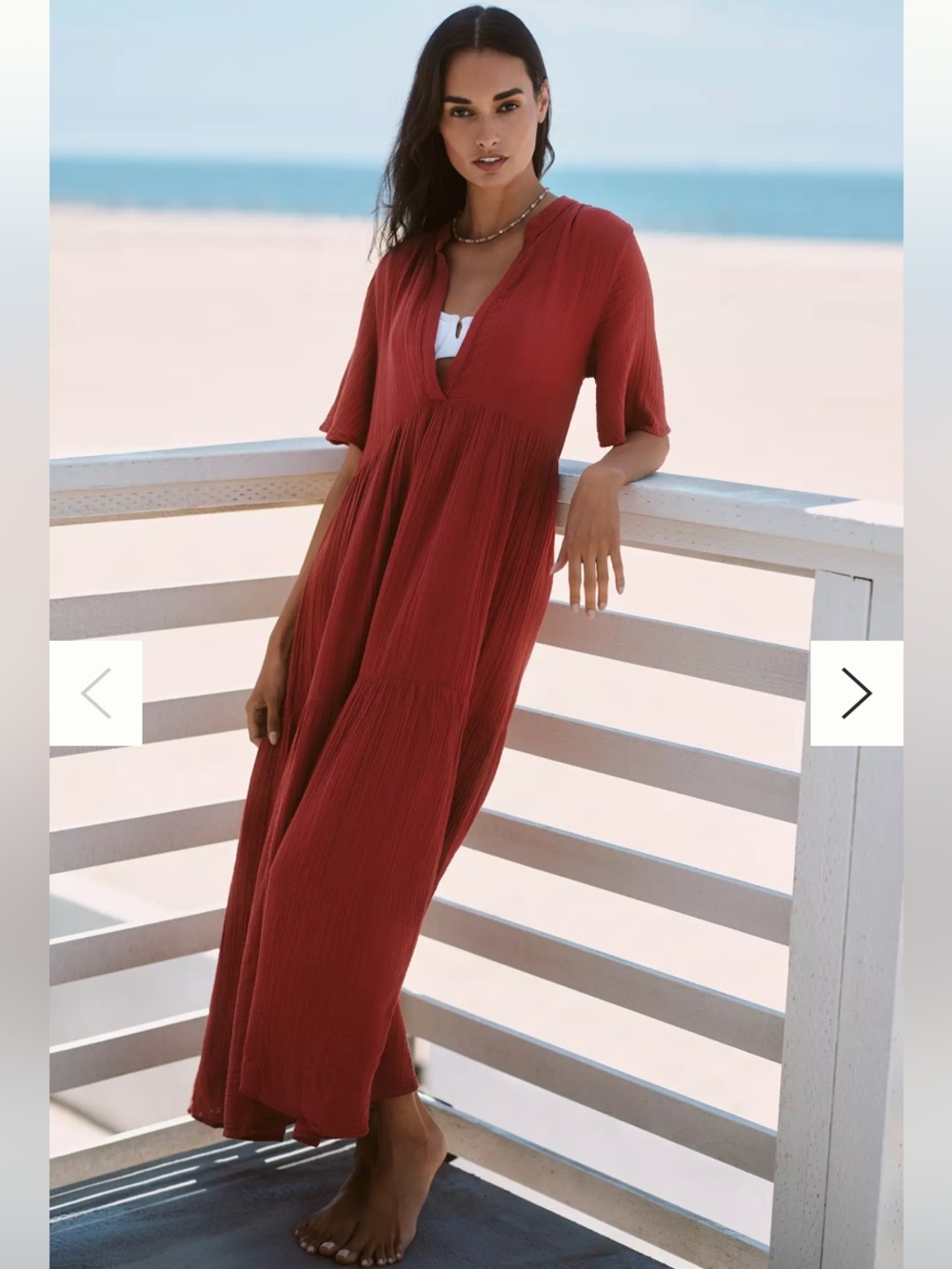 NWT Anthropologie Kallie Celandine Maroon Burgundy Red Gauzy Maxi Midi Dress S